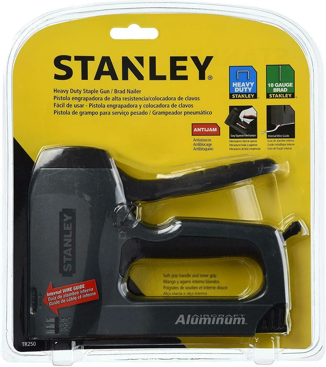 Stanley 0-TR250 Heavy Duty Hand Stapler Staple Gun & Brad Gun - Image 2
