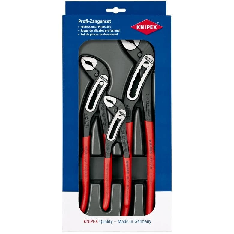 Knipex 00 20 09 V03 Alligator® 3 Piece Water Pump Plier Set