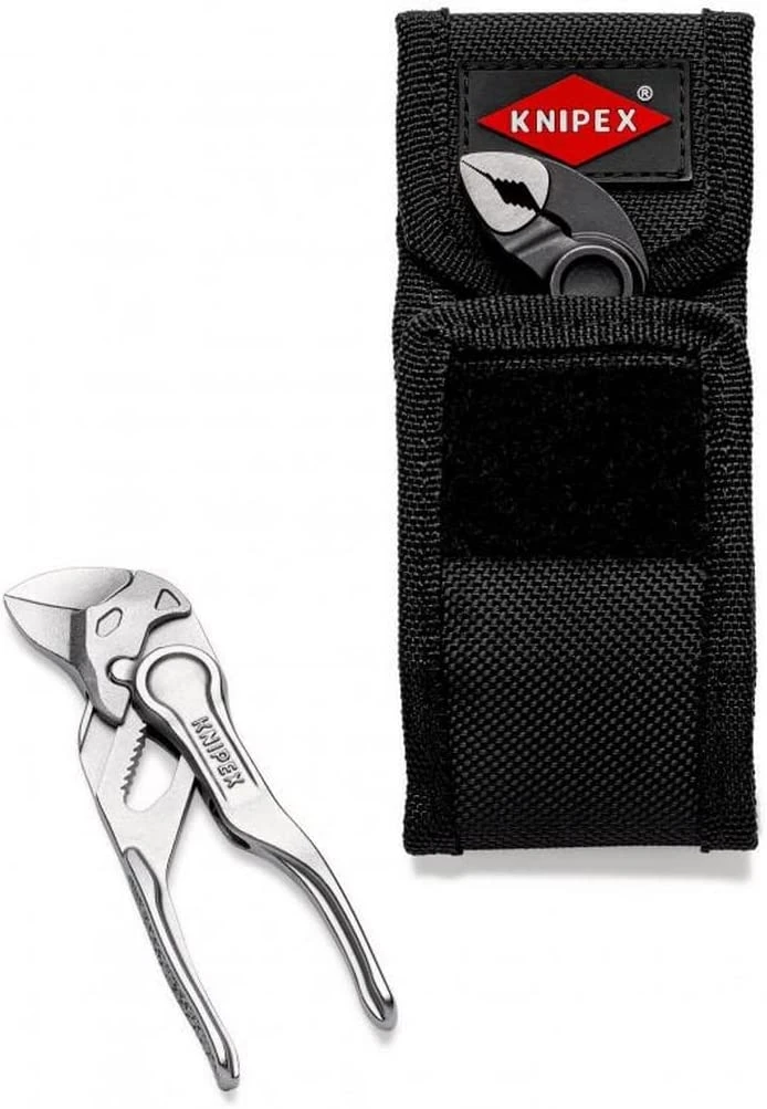 Knipex 00 20 72 V04 XS Mini Pliers Wrench & Cobra XS Set In Belt Pouch - Image 2