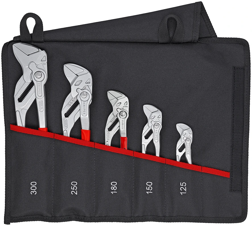Knipex 00 19 55 S4 5 Piece Lock Button Waterpump Grip Plier Set - Image 2