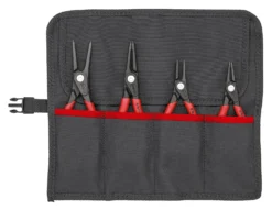 Knipex 00 19 57 4 Piece Precision Internal & External Circlip Pliers Set In Tool Roll