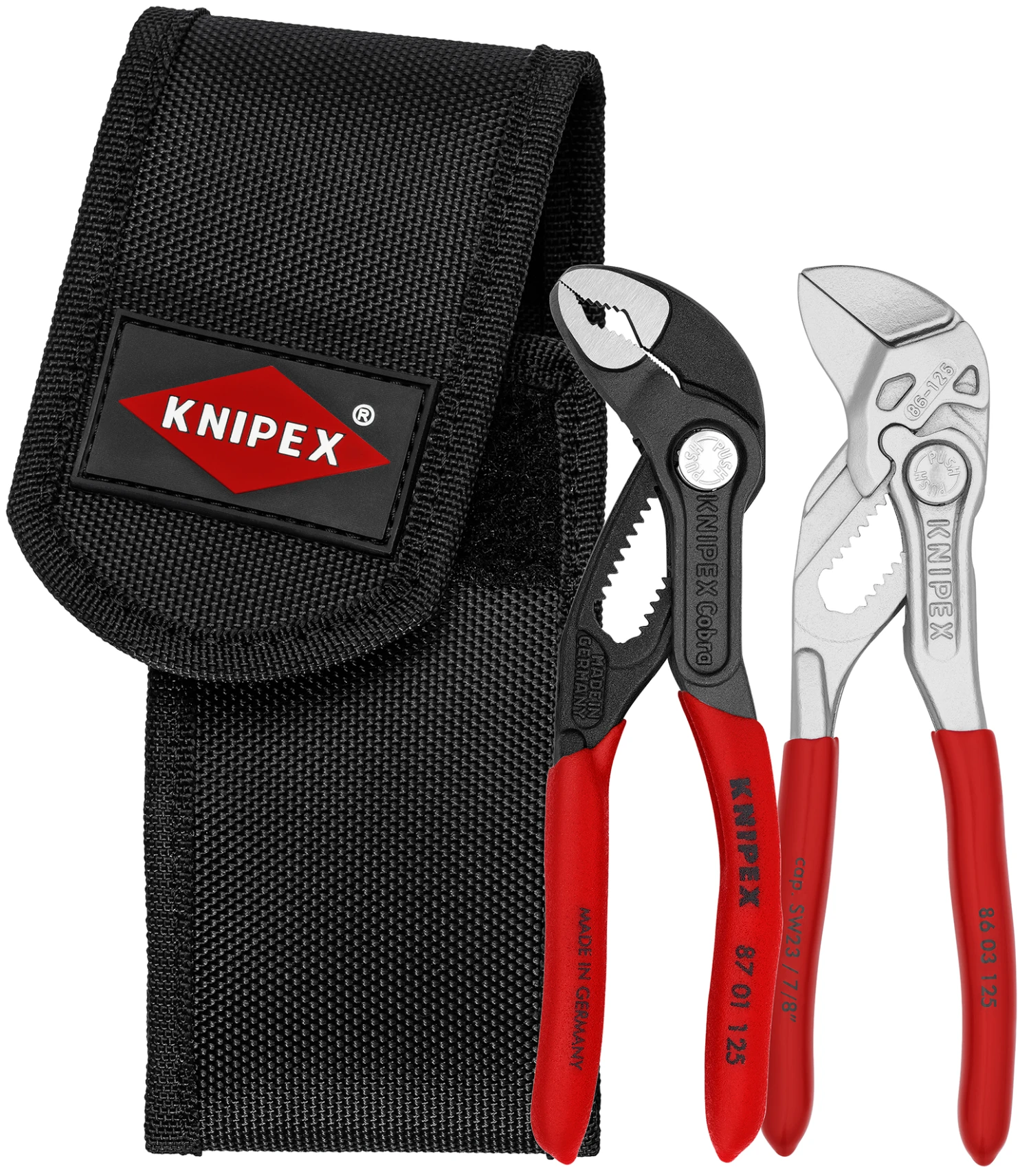 Knipex 00 20 72 V04 2 Piece Cobra Mini Waterpump Pliers Set