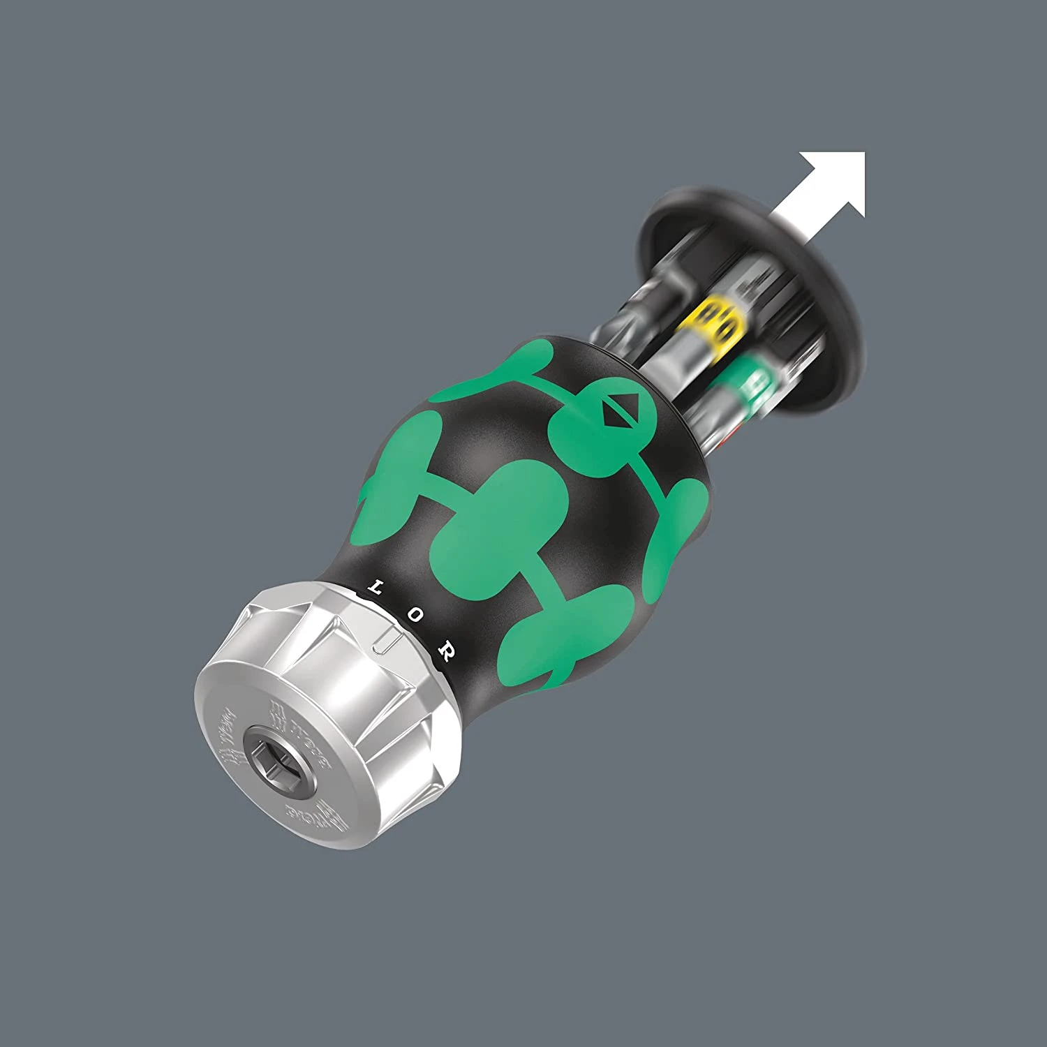 Wera 008884 6 Piece Kraftform Kompakt Stubby Magazine Ratcheting Screwdriver Bit Set PH/PZ/SL/TX - Image 2