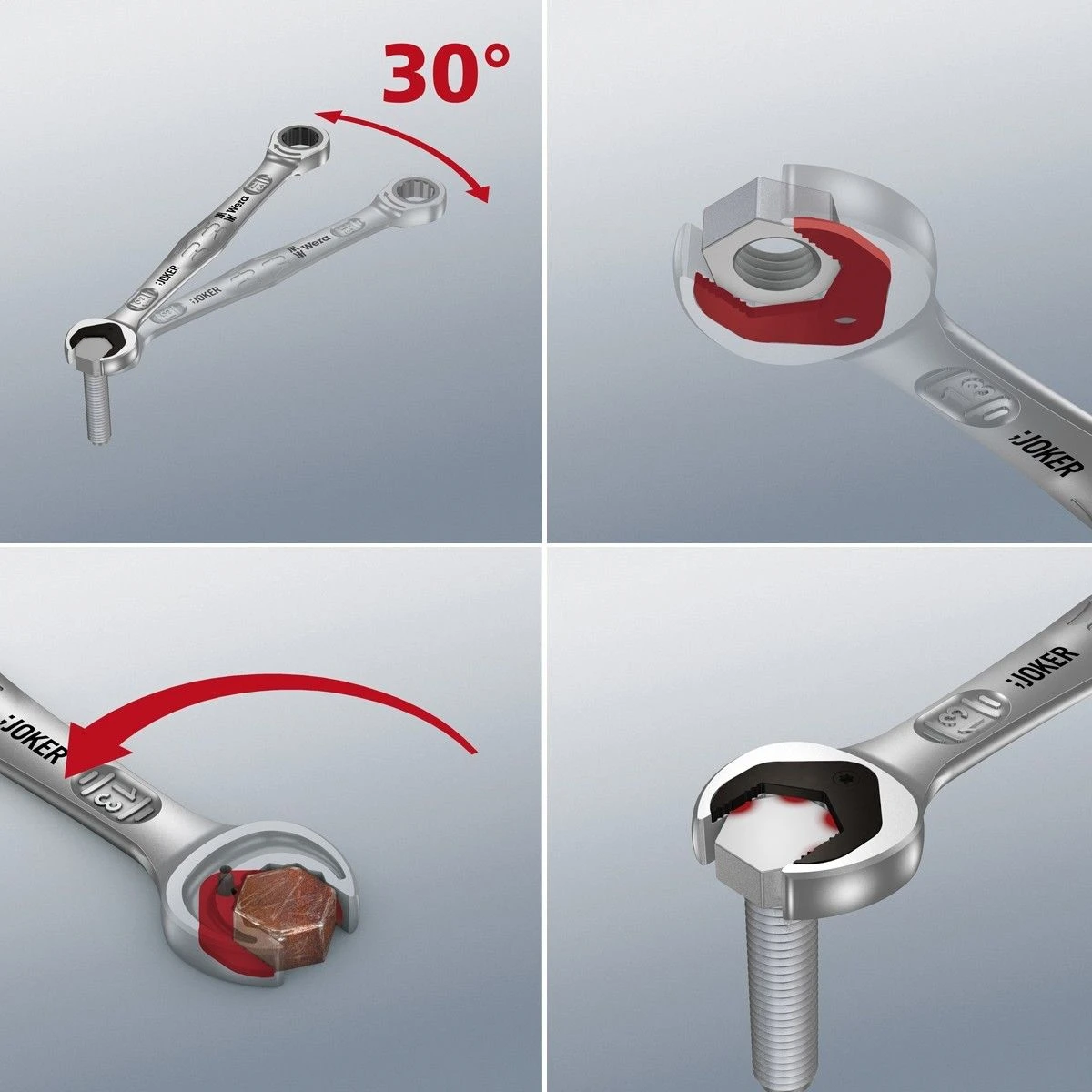 Wera 6002 JOKER 020259 Double Open End Spanner 8x10mm - Image 4