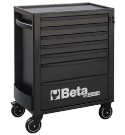 Beta RSC24/7 7 Drawer Mobile Roller Cabinet Black