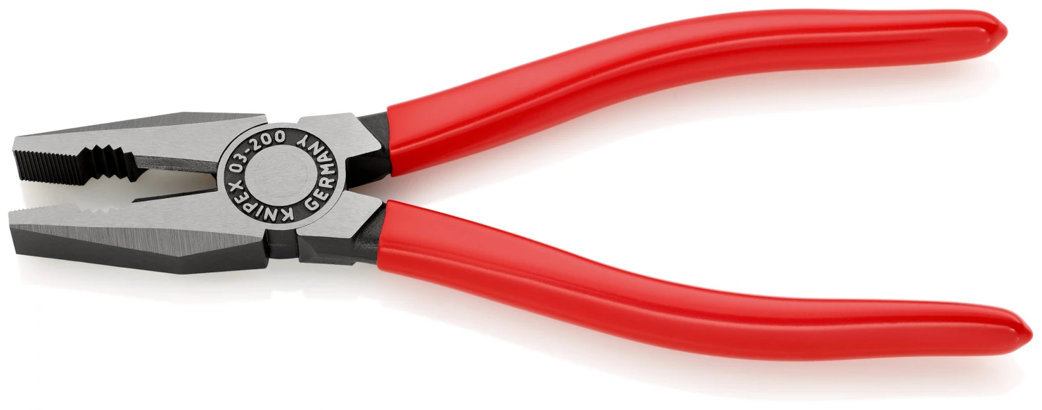 Knipex 03 01 200 Combination Pliers PVC Grip 200 Mm - Image 2