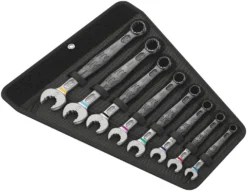 Wera 020241 JOKER 8 Set 1 6003 8 Piece Imperial Ring Combination Spanner Set 5/16-3/4" AF
