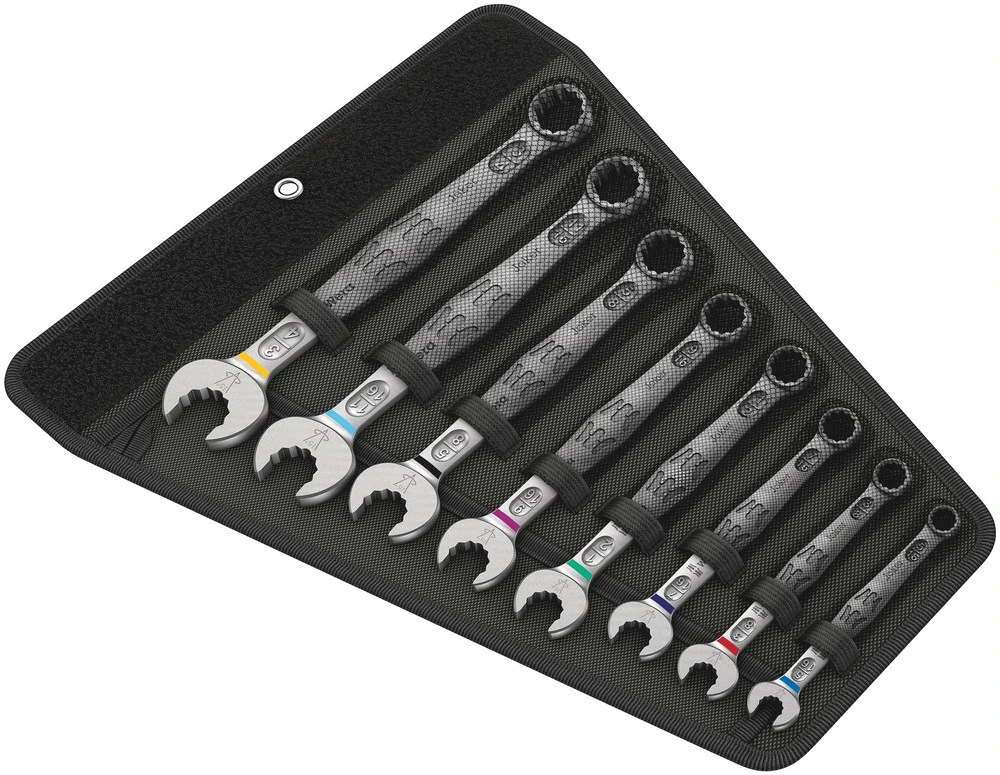 Wera 020241 JOKER 8 Set 1 6003 8 Piece Imperial Ring Combination Spanner Set 5/16-3/4" AF