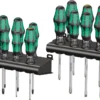 Wera 105630 14 Piece Kraftform Laser Tip Screwdriver Set PZ/PH/SL/TX