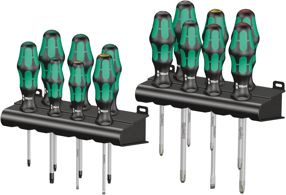 Wera 105630 14 Piece Kraftform Laser Tip Screwdriver Set PZ/PH/SL/TX