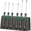 Wera 118150 6 Piece Kraftform Micro Precision Screwdriver Set Slotted &amp; Phillips