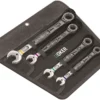 Wera 073295 Joker 4 Piece Ratcheting Combination Spanner Set 7/16-3/4″ AF