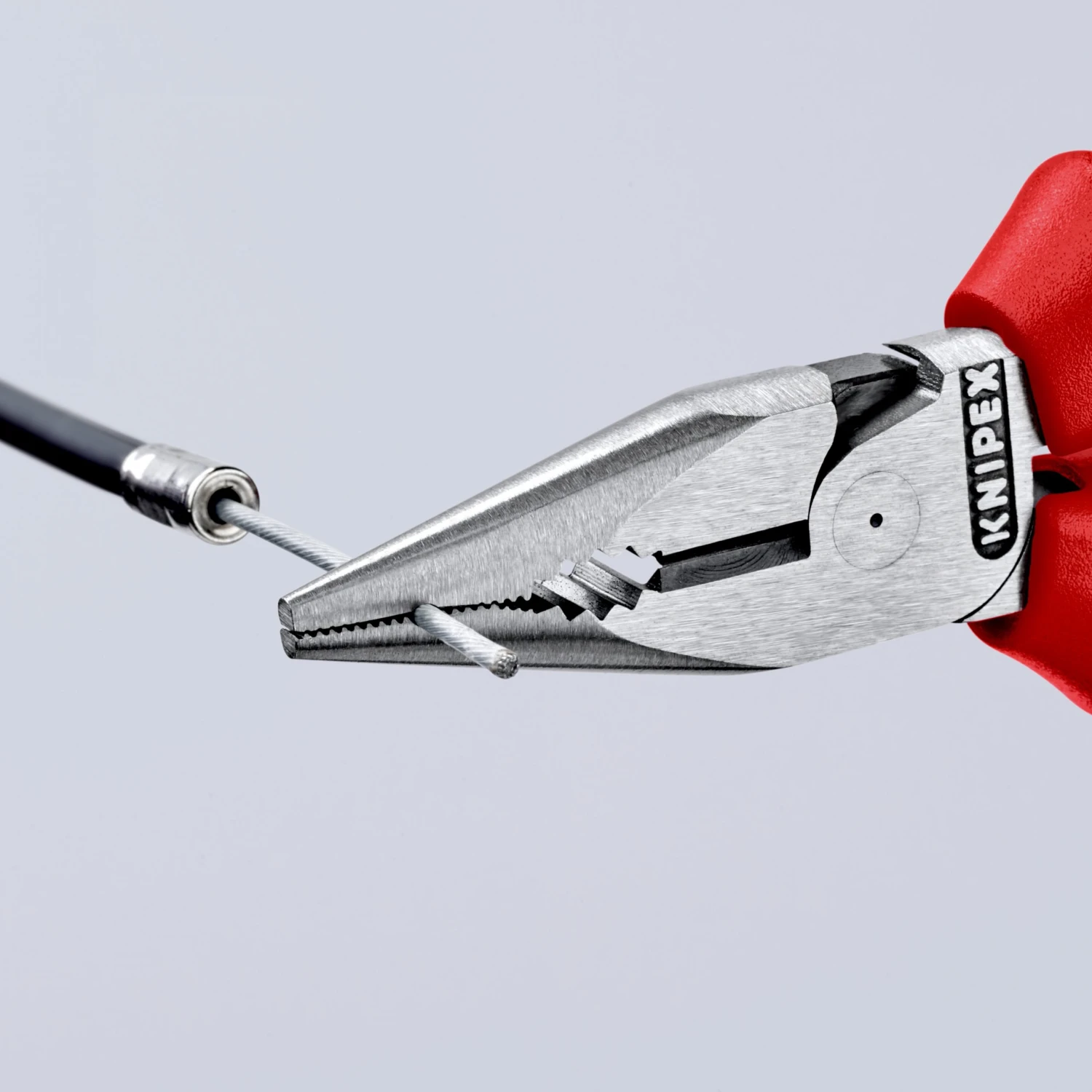 Knipex 08 22 145 Needle-Nose Long Combination Pliers 145mm - Image 3