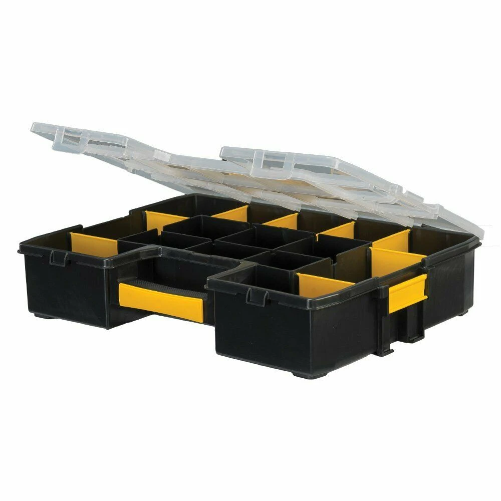 Stanley 1-94-745 Sortmaster Junior Stackable Parts Storage Organiser For Screws Etc - Image 2