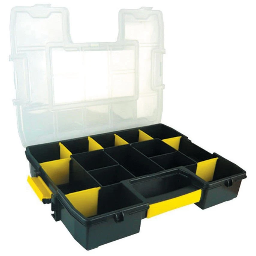 Stanley 1-97-483 Sort Master Stackable Screws & Small Parts Storage Organiser Case Toolbox - Image 2