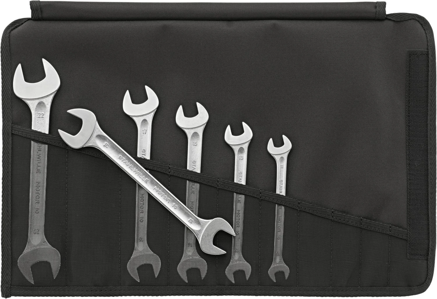 Stahlwille 10/6 6 Piece Double Open Ended Metric Spanner Set 10-22mm
