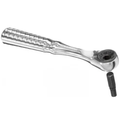 Facom R.PEPB Compact Ratchet For 1/4" Hexagon Screwdriver Bits, With Extension Bar