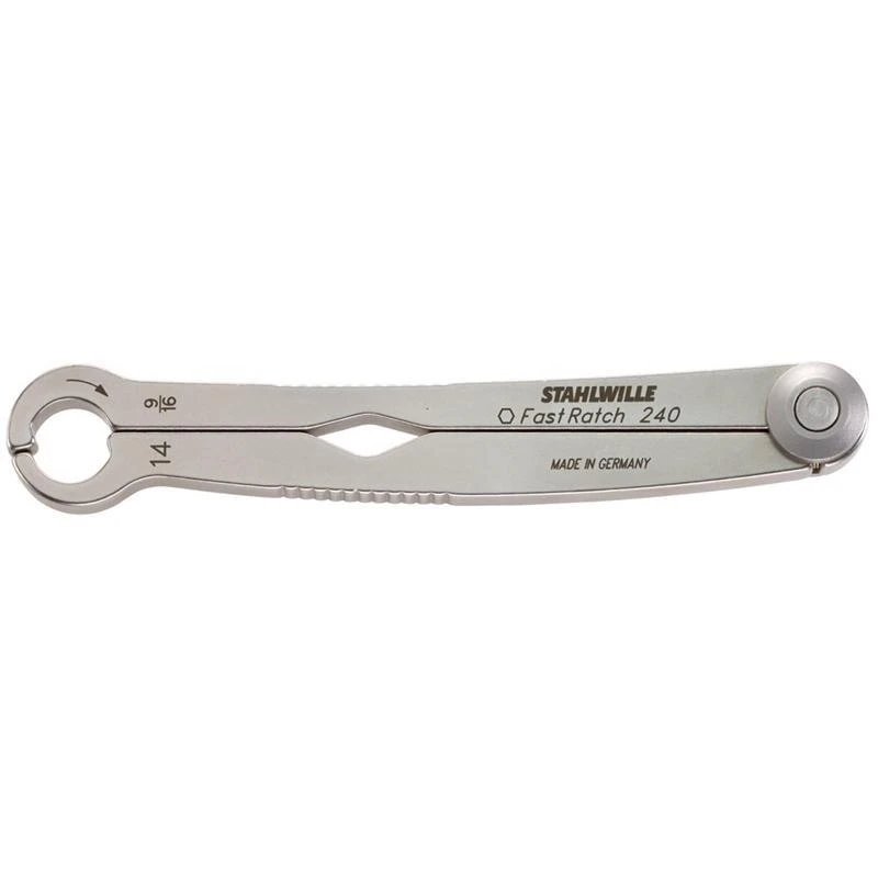Stahlwille 240 Fastratch Ratchet Action Spanner - 10mm & 3/8" AF