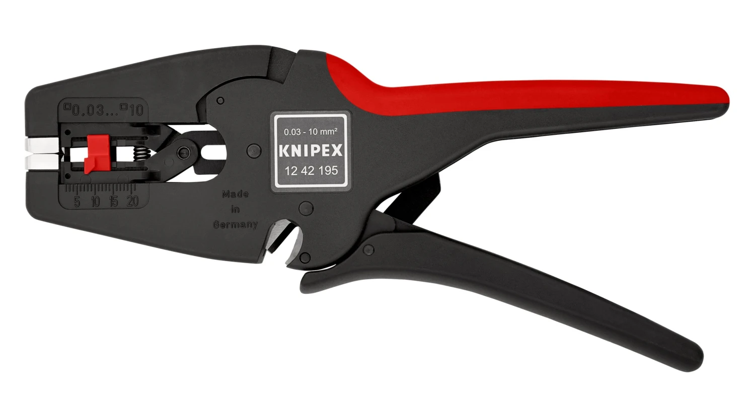 Knipex 12 42 195 MultiStrip10 Automatic Wire Stripper Plier 0.03-10mm