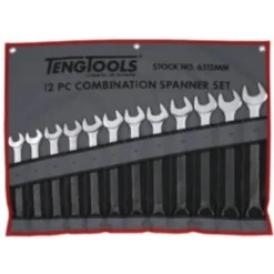 Teng 6512MM 12 Piece Metric Combination Spanner Set