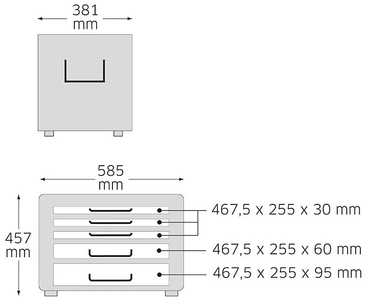 Stahlwille 13217 LGE Tool Trolley In Luminous Yellow - Image 2