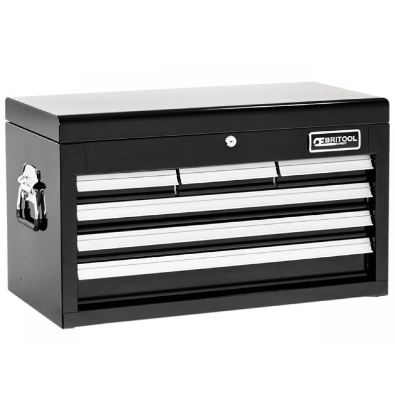 Britool E010238B 6 Drawer Tool Chest Top Box - Black