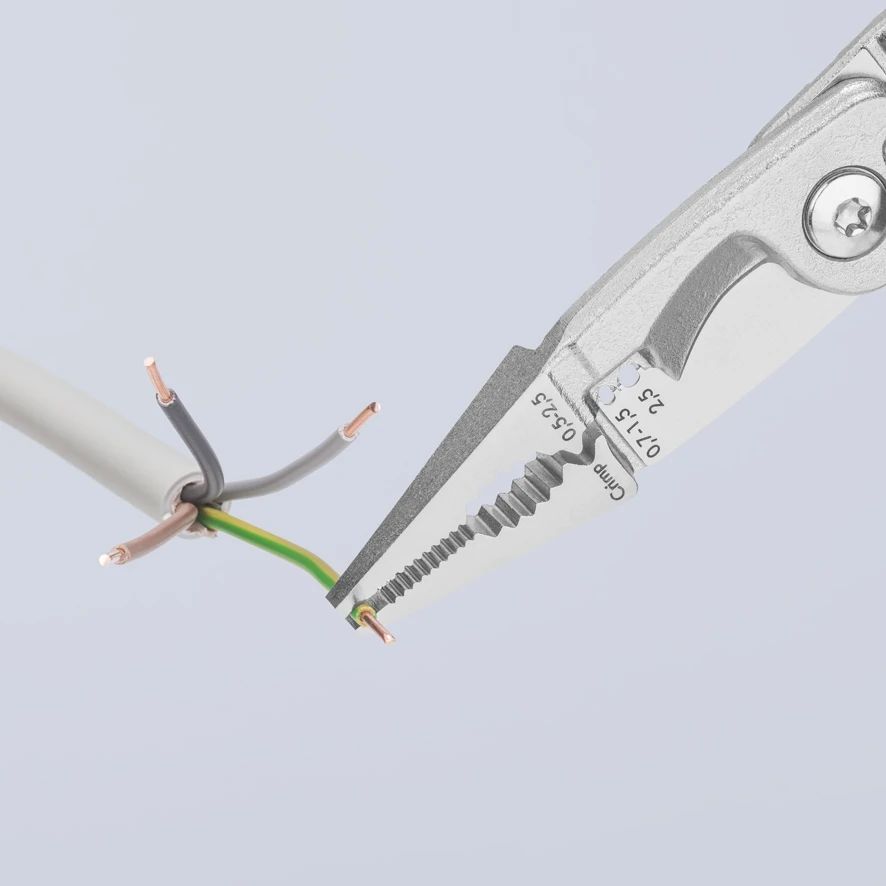 Knipex 13 86 200 VDE Insulated Multi-Function Installation Pliers 200mm - Image 4