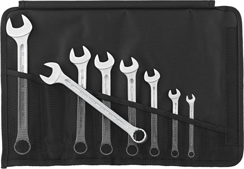 Stahlwille 13/8 8 Piece Metric Combination Spanner Wrench Set 8-22mm