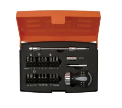 Bahco 808050S-22 22 Piece Stubby Ratchet Screwdriver & Bit Set