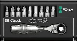 Wera 073645 1/4" 10 Piece Screwdriver Bit Set - Image 2
