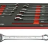 Britool Hallmark CEHMSET12TC 12 Piece Hexagon Ring (6 Point) Combination Spanner Set 8-19mm