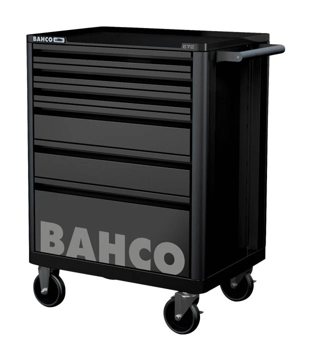 Bahco 1472K6BLACK E72 6 Drawer 26" Mobile Roller Cabinet Black