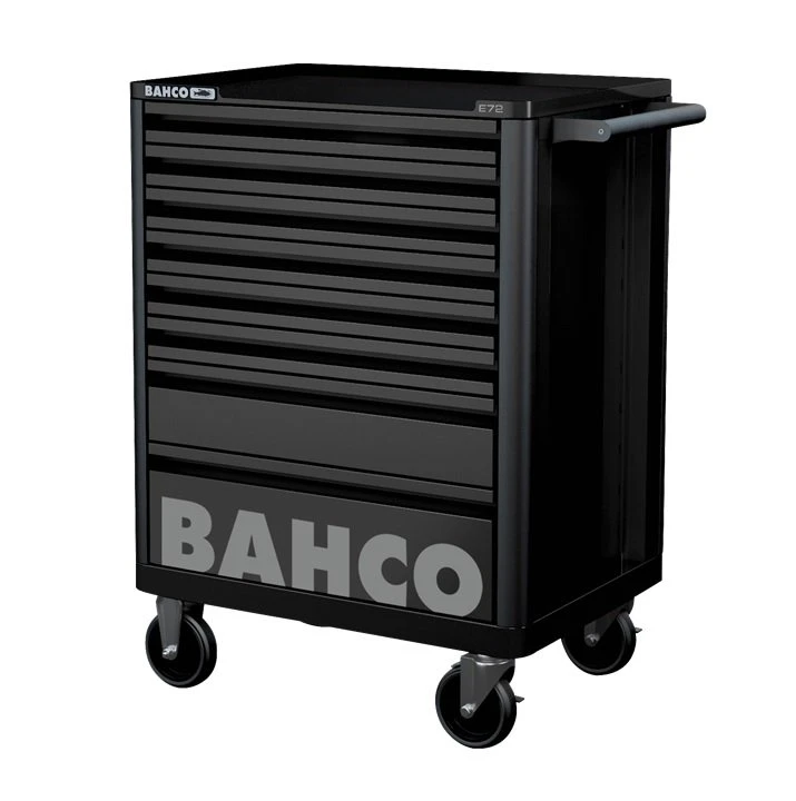 Bahco 1472K8BLACK E72 8 Drawer 26" Mobile Roller Cabinet Black