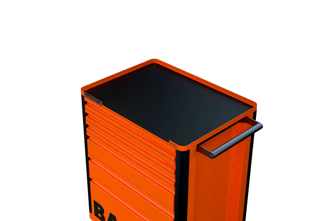 Bahco 1472K5 E72 5 Drawer 26" Mobile Roller Cabinet Orange - Image 2