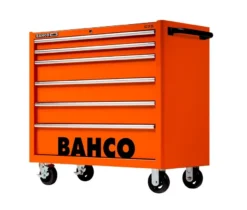 Bahco 1475KXL6 C75 40" 6 Drawer Mobile Roller Cabinet Orange
