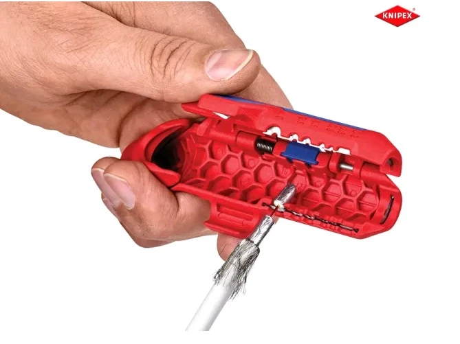 Knipex 16 95 02 SB ErgoStripĀ® Universal Stripping Tool - Left Handed - Image 2
