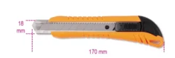 Beta 1771 18mm Utility Knife With 3 Blades