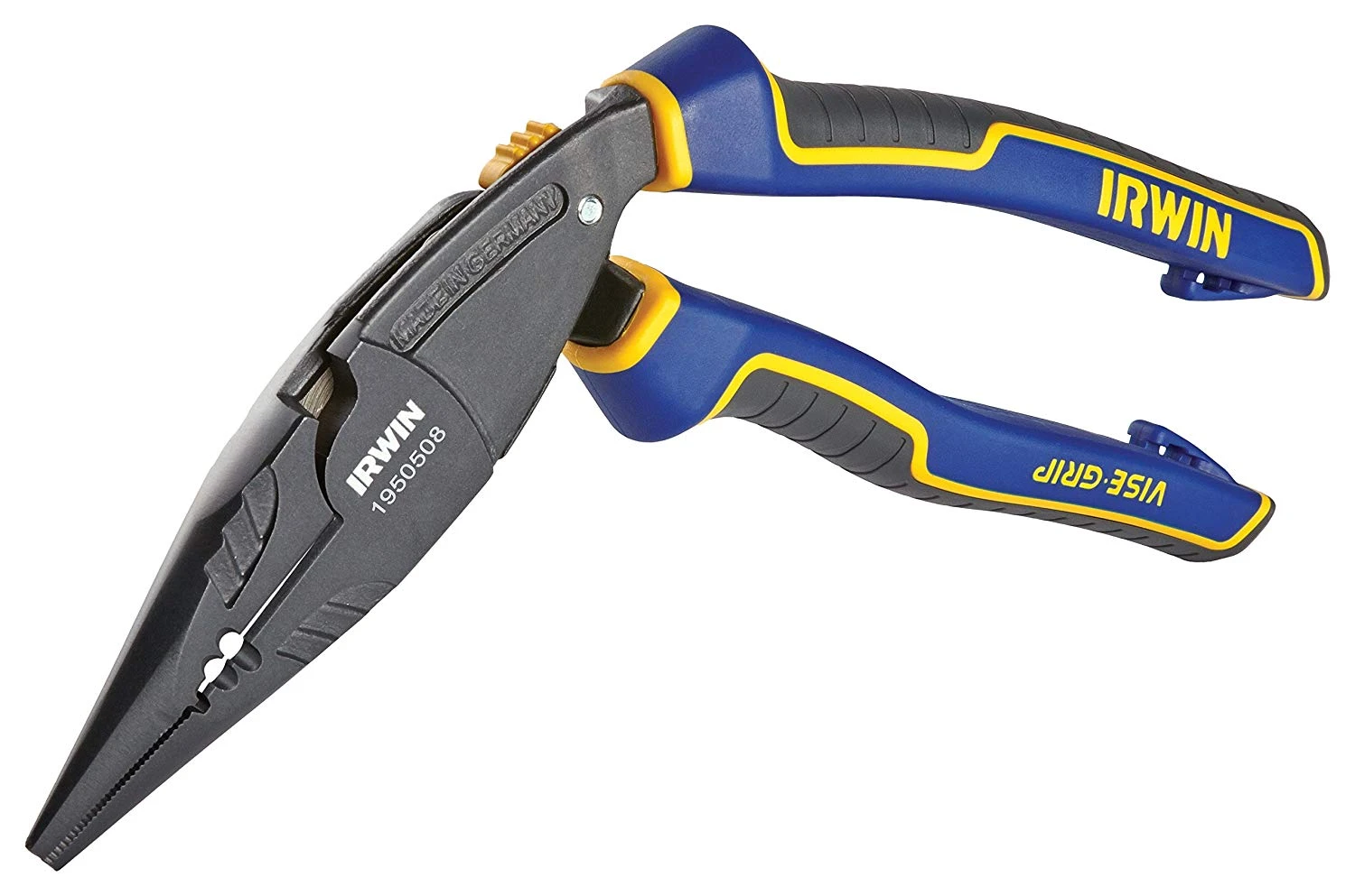 Irwin Vise-Grip 1950508 8″ Ergomulti Long Nose Pliers With Wire Stripper And Wire Crimper - Image 2