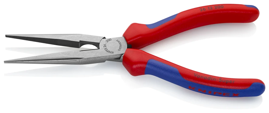 Knipex 26 12 200 Snipe Nose Side Cutting Pliers 200mm - Image 2