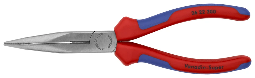 Knipex 26 22 200 Long Snipe Nose Pliers With Cutter 200mm - Image 3