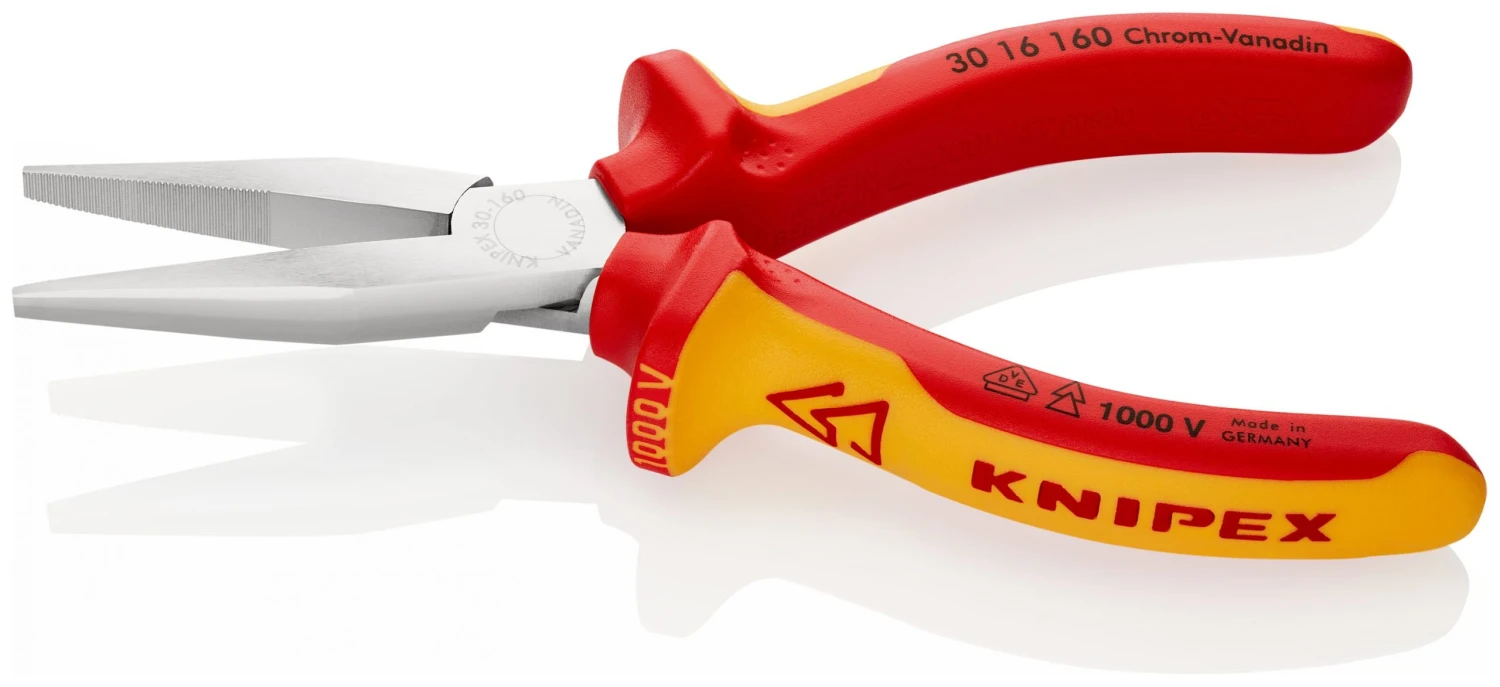 Knipex 30 16 160 VDE Long Nose Combination Cutting Pliers 160mm - Image 3