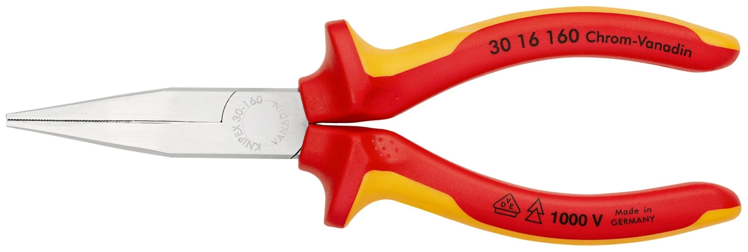 Knipex 30 16 160 VDE Long Nose Combination Cutting Pliers 160mm