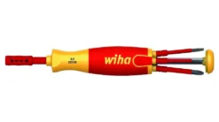 Wiha 38613 6 Piece VDE Interchangeable Screwdriver Phillips, Slot & Terminal Set