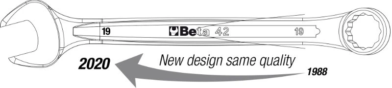 Beta 42N/B9 9 Piece Metric Combination Spanner Set Supplied In Wallet 6-19mm - Image 3