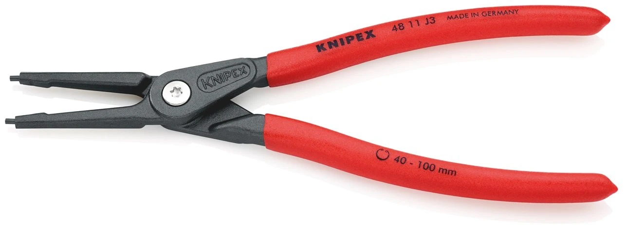 Knipex 48 11 J3 Precision Internal Circlip Plier 40-100mm - Image 2