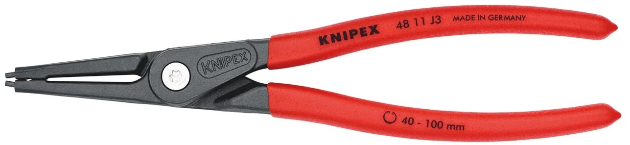 Knipex 48 11 J3 Precision Internal Circlip Plier 40-100mm - Image 3