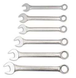 Laser 4887 6 Piece Jumbo Metric Combination Spanner Set 34-50mm