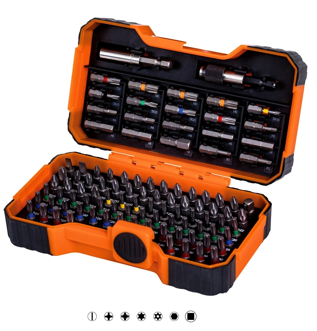 Bahco 59/S100BC 100 Piece Screwdriver Bit Set & Bit Holders SL/PH/PZ/TX/HEX