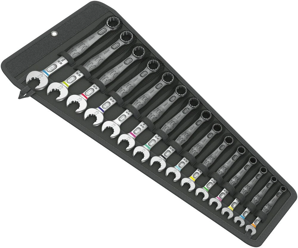 Wera 020302 6003 Joker 15 Set 1 15 Piece Metric Combination Spanner Set 5.5-19mm