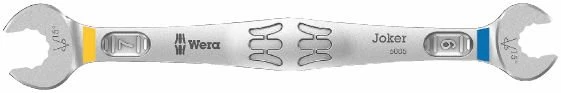 Wera 6005 Joker 020310 Double Open End Spanner 6x7mm